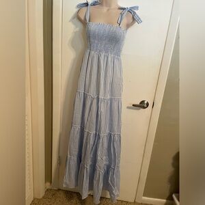 Size S blue and white lightweight summer dress. Great condition.
